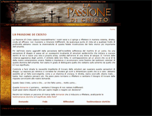 Tablet Screenshot of passione.scuolabiblica.it